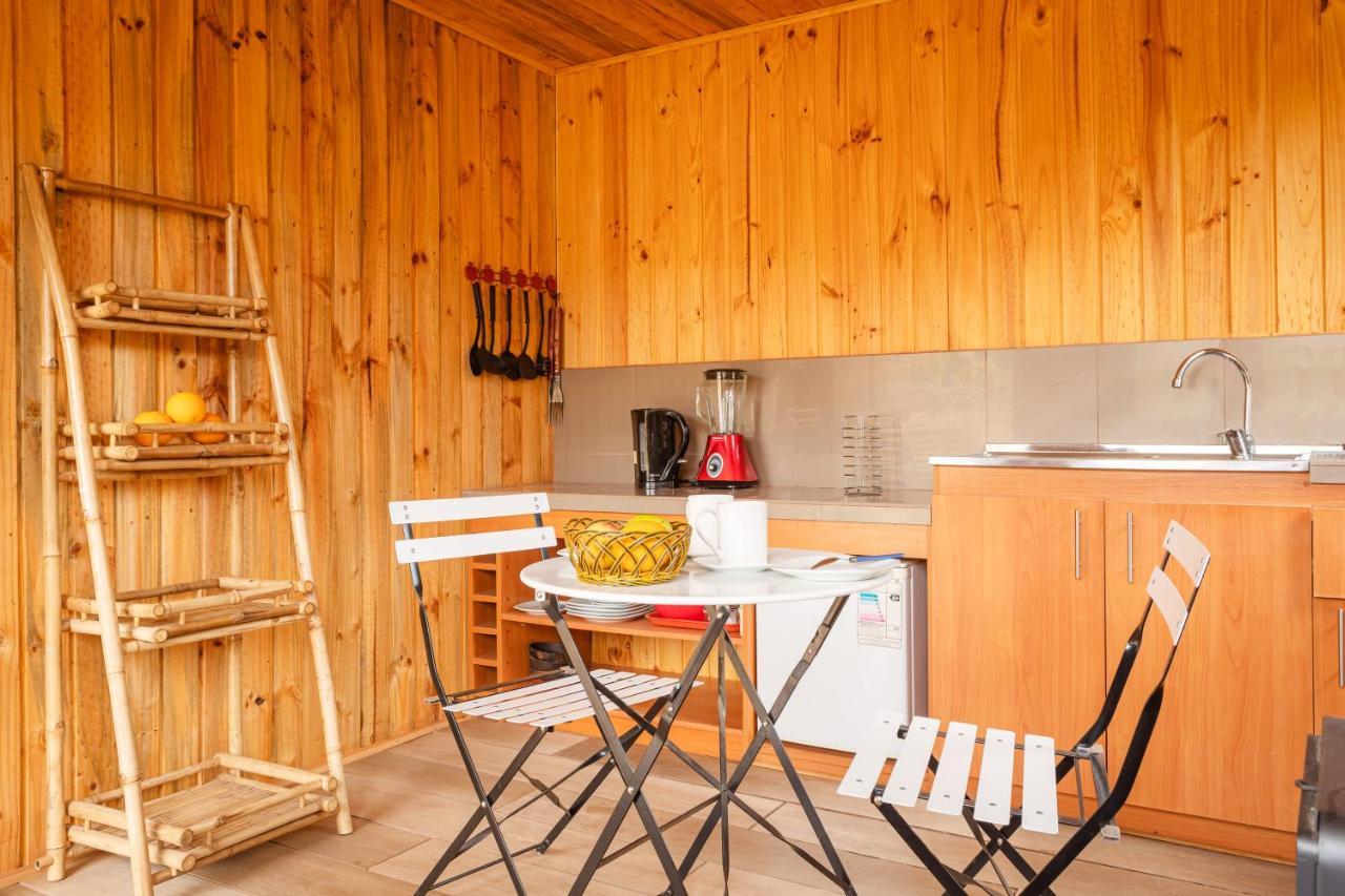Cabana En Tunquen Con Parrilla, Fogon, Piscina Y Bosque エクステリア 写真