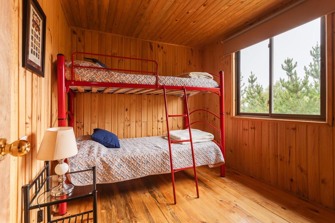 Cabana En Tunquen Con Parrilla, Fogon, Piscina Y Bosque エクステリア 写真