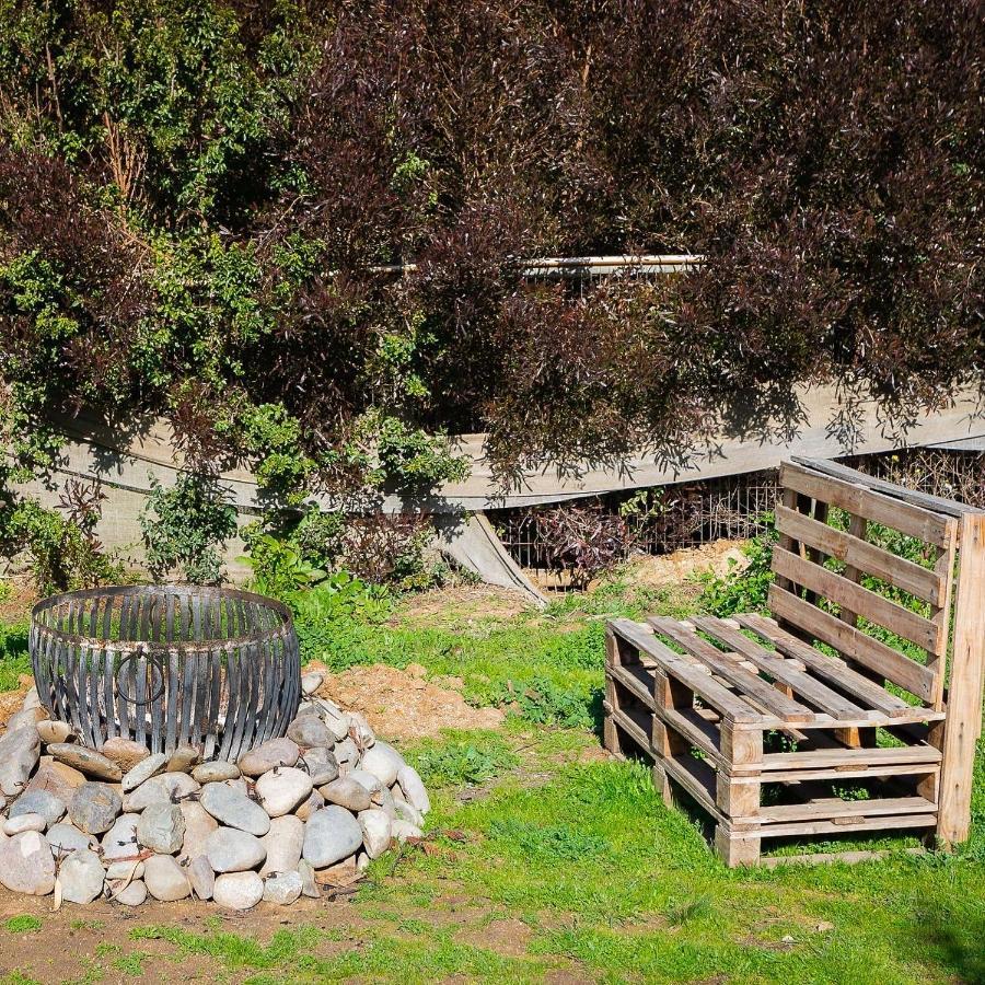 Cabana En Tunquen Con Parrilla, Fogon, Piscina Y Bosque エクステリア 写真