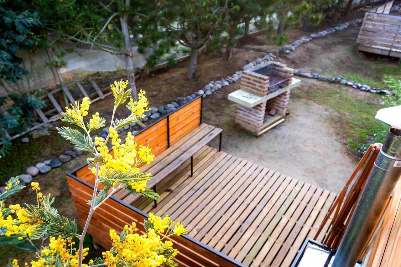 Cabana En Tunquen Con Parrilla, Fogon, Piscina Y Bosque エクステリア 写真