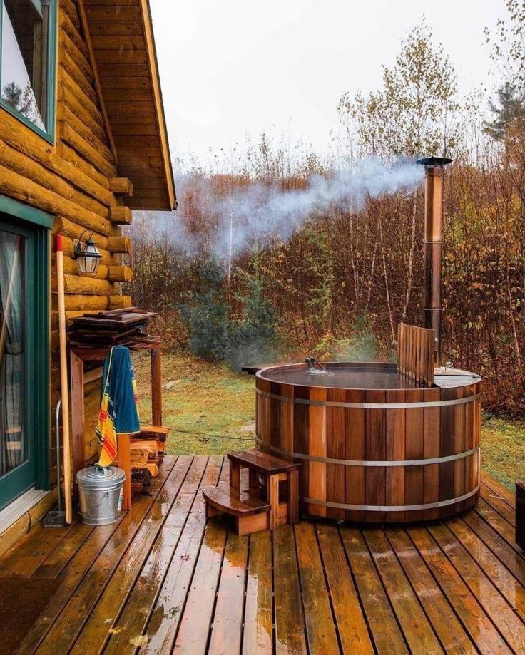 Cabana En Tunquen Con Parrilla, Fogon, Piscina Y Bosque エクステリア 写真